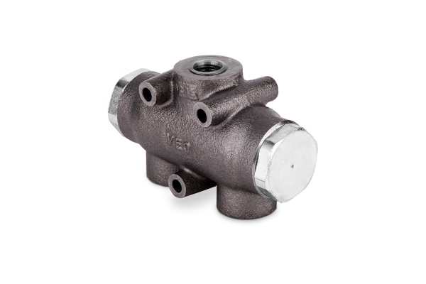 Dzielnik strumienia 3/8"-3/8" z podziałem 50%/50% (6-10)l./min. 250Bar VEQ 15 030313