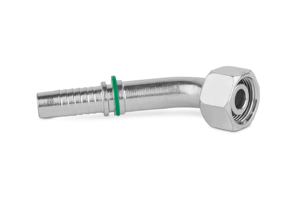 Końcówka do węża kolanko 45st. z nakrętką DKOL45 P55-06 M12x1,5 6L 0285-04-12
