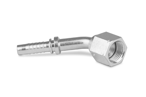 Końcówka do węża kolanko 45st. z nakrętką z drutem DKJ45 TW C95-32 JIC 1.5/8” 1000-20-20