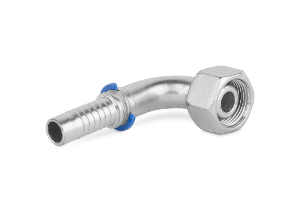 Końcówka do węża kolanko 90st. z nakrętką DKL90 P12-06 M14x1,5 0135-04-14