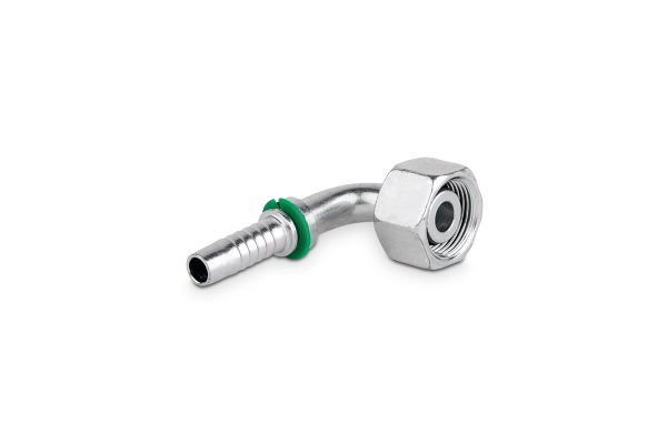 Końcówka do węża kolanko 90st. z nakrętką DKOL90 P52-10 M22x1,5 15L 0185-06-22