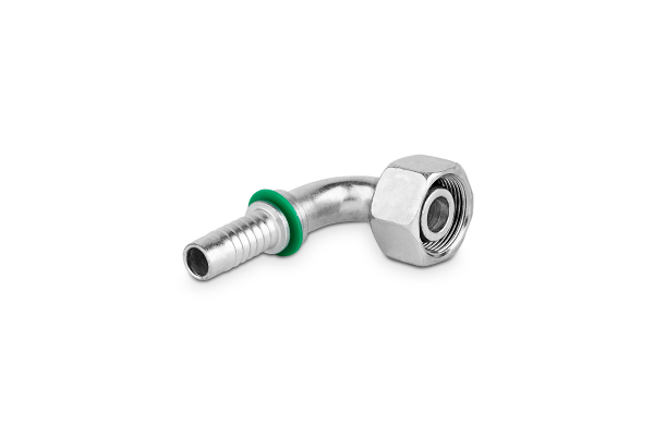 Końcówka do węża kolanko 90st. z nakrętką DKOL90 P52-13 M26x1,5 18L 0185-08-26