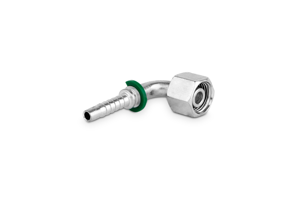 Końcówka do węża kolanko 90st. z nakrętką DKOL90 P52-06 M16x1,5 10L 0185-04-16