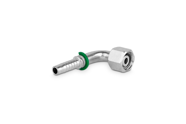 Końcówka do węża kolanko 90st. z nakrętką DKOL90 P52-08 M16x1,5 10L 0185-05-16