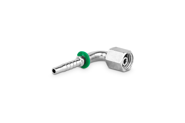 Końcówka do węża kolanko 90st. z nakrętką DKOL90 P52-05 M12x1,5 6L 0185-03-12