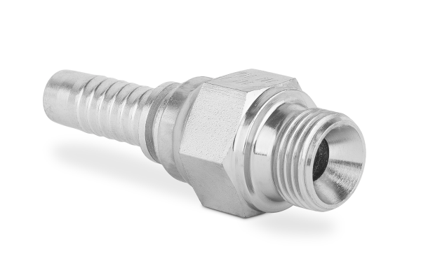 Końcówka do węża prosta z gwintem zewnętrznym obrotowa AGR-RO C21-RO-06 G1/4" 035G-04-04
