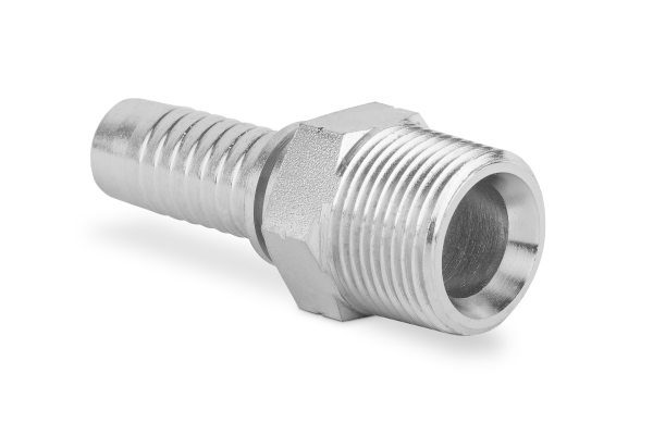 Końcówka do węża prosta z gwintem zewnętrznym stożkowym AGN C71-10 NPTF 1/2” 0370-06-08