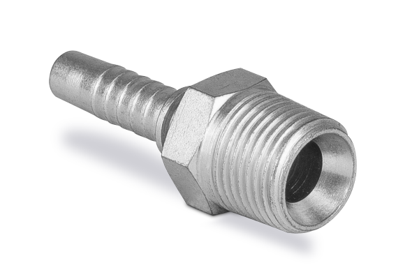 Końcówka do węża prosta z gwintem zewnętrznym stożkowym BSPT AGR-K C31-16 R1/2” 0360-10-08