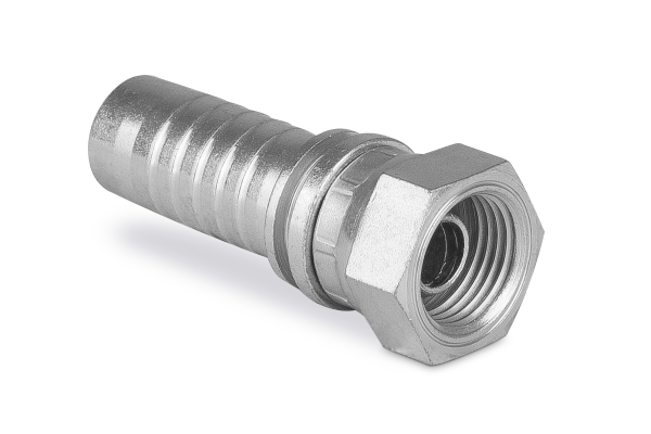 Końcówka do węża prosta z nakrętką rolowaną DKR C11-20 G1/2" 0051-12-08