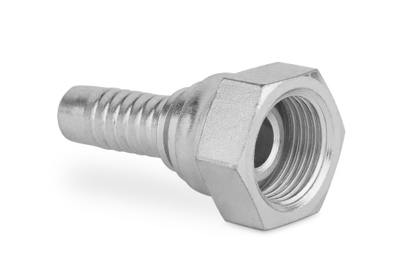 Końcówka do węża prosta z nakrętką rolowaną DKR C11-06 G1/8” 0051-04-02
