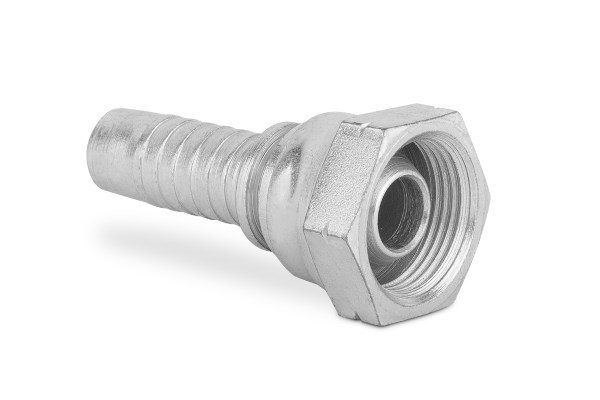 Końcówka do węża prosta z nakrętką, stożek 60st. DKM P61-06 M10x1 0100-04-10