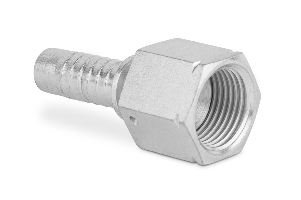 Końcówka do węża prosta z nakrętką z drutem DKJ TW C91-05 JIC 7/16” 0900-03-04