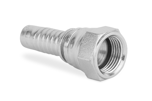 Końcówka do węża prosta z nakrętką zagniataną DKJ C91-10 JIC 1/2” 0901-06-05