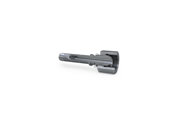 Końcówka do węża VHP prosta z nakrętką nakładaną DKR C11-10 G3/8" SOA144