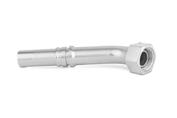 Końcówka INTER-LOCK do węża kolanko 45st. z nakrętką, stożek 60st. z oringiem DKOR45 C15-OR-20 G3/4” 0250H12-12