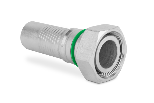 Końcówka INTER-LOCK do węża prosta z nakrętką DKOL P51-38 M52x2 42L 0085H24-52