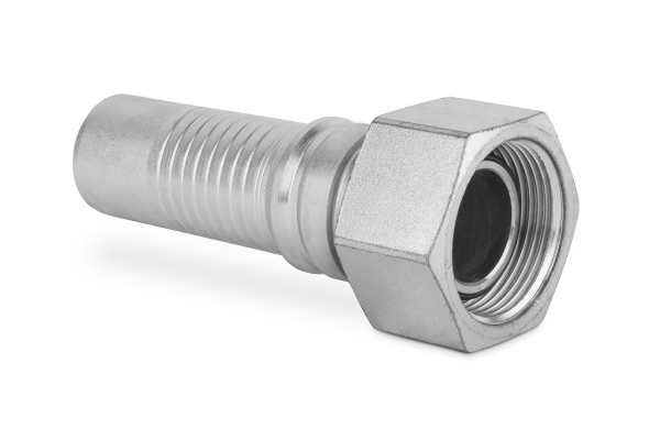 Końcówka INTER-LOCK do węża prosta z nakrętką, stożek 60st. z oringiem DKOR C11-OR-20 G1” 0050H12-16