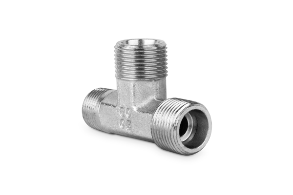 Korpus przyłączki trójnikowej niesymetrycznej 3/8”BSPT-M18x1,5 12L 103007.1