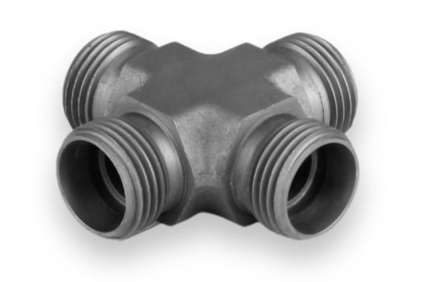 Korpus złączki czwórnikowej M18x1,5 12L 7010-12L-1NI