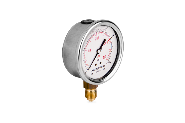 Manometr glicerynowy DN63 radialny 1/4” (0-4)bar M63RL1/4(0-4)