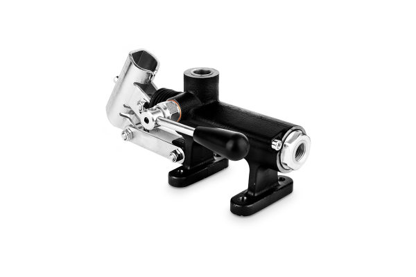 Pompa ręczna bezzbiornikowa pod siłownik jednostronnego działania 70cm3 1/2"BSP 200bar z zaworem rozładowczym PMO 70byB-e-s (6079.0036) + dźwignia