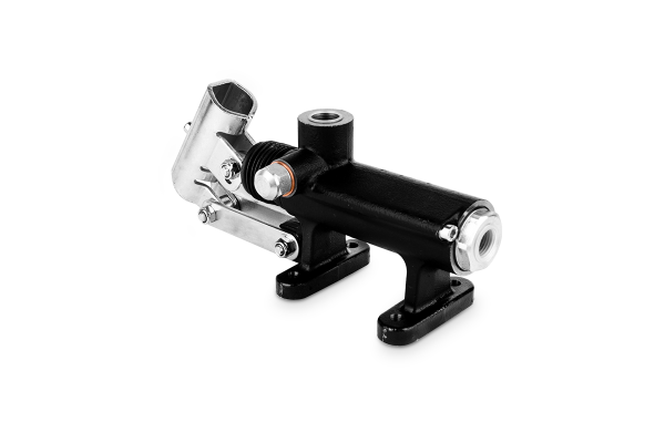 Pompa ręczna bezzbiornikowa pod siłownik jednostronnego działania 50cm3 1/2"BSP 280bar z zaworem rozładowczym PMO 50byB-e-s (6077.0036) + dźwignia