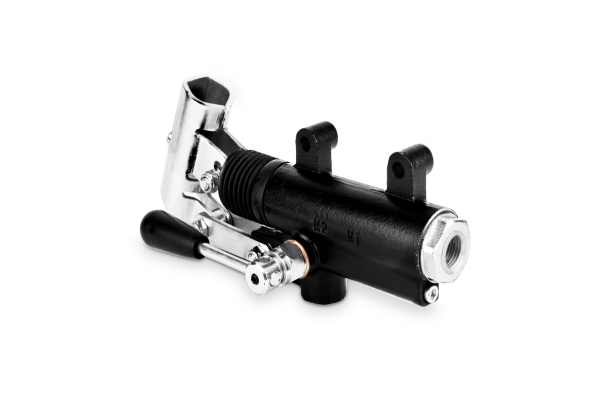 Pompa ręczna bezzbiornikowa pod siłownik jednostronnego działania 20cm3 1/2"BSP 350bar z dźwignią rozładowczą PMP 20L-s (6074.0062 -standard) + dźwignia