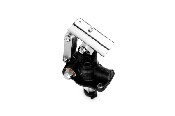 Pompa ręczna zbiornikowa pod siłownik jednostronnego działania 12cm3 3/8"BSP 380bar z zaworem rozładowczym PM 12byB-e-s (6050.0119) + dźwignia
