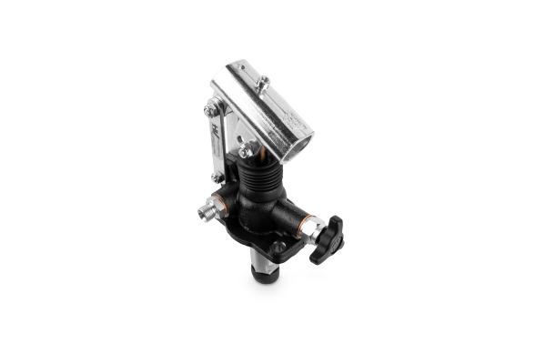 Pompa ręczna zbiornikowa pod siłownik jednostronnego działania 25cm3 3/8"BSP 350bar z zaworem i pokrętłem rozładowczym PM 25byB-s (6051.1117 -standard) + dźwignia