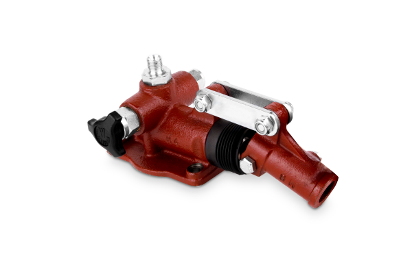 Pompa ręczna zbiornikowa pod siłownik jednostronnego działania 15cm3 350bar z zaworem i pokrętłem rozładowczym PMSE 15byB-s (6066.0038 -standard) + dźwignia