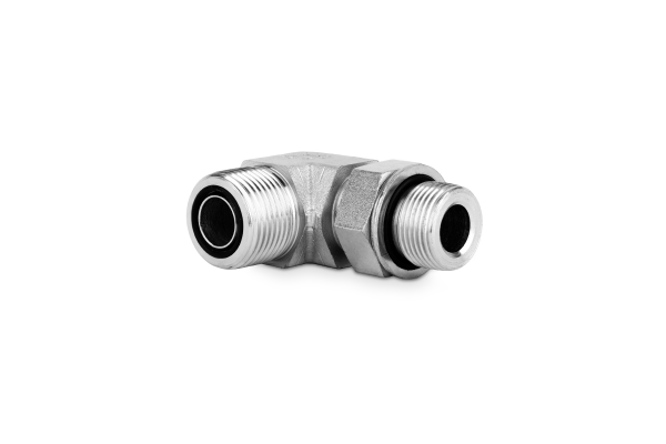 Przyłączka kolankowa z przeciwnakrętką M16x1,5-11/16” ORFS 6320-16-09