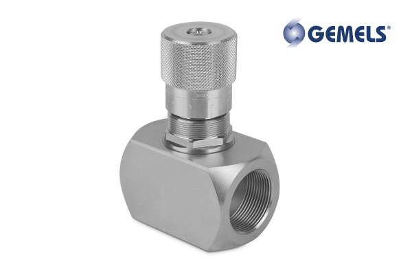 Regulator przepływu dwukierunkowy 90° BD G3/8" GG2GGT230110000