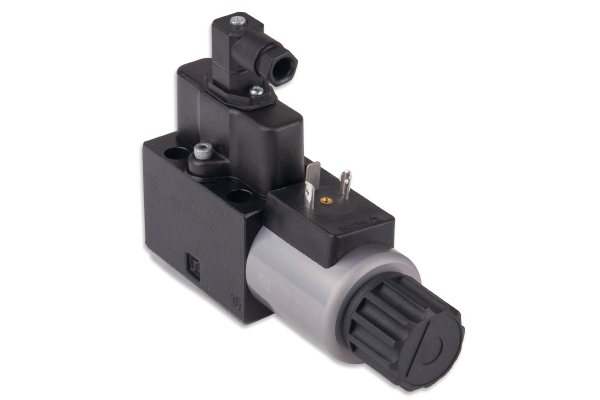 Rozdzielacz suwakowy NG6 DHE-0631/2/FI/NC-X 24DC