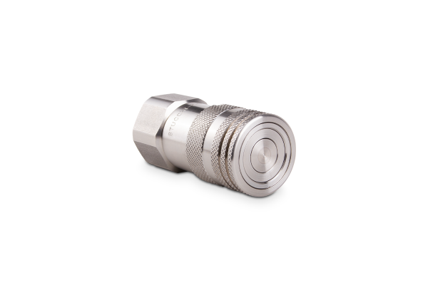 Szybkozłącze flat-face 1/2” AISI 316 gniazdo F.FL9 BSP 350 bar 802400104