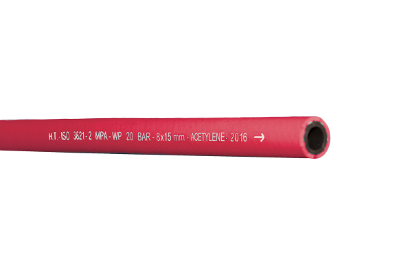 Wąż do acetylenu SALDO AC 20RL ISO3821 DN8 20 bar