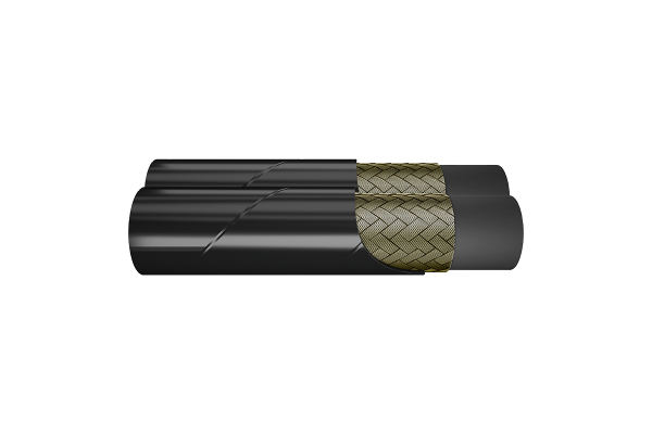 Wąż hydrauliczny Longlife podwójny DN-06 1SC 250bar T2E101K-04