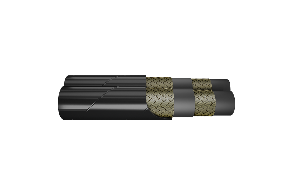 Wąż hydrauliczny Longlife podwójny DN-10 2SC 350bar T2E102K-06