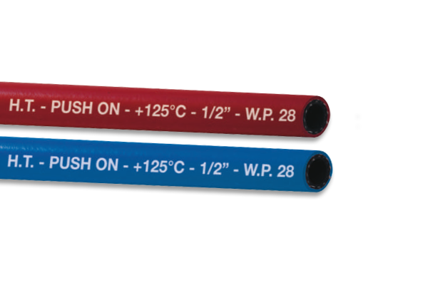 Wąż PUSH ON czerwony DN12 28 bar
