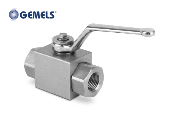 Zawór kulowy odcinający 2-drogowy 3/4" BSP DN20 420Bar stal nierdzewna 316L GE2GGT44044A000