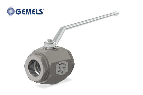 Zawór kulowy odcinający 2-drogowy GB 1.1/4" BSP DN32 420bar (kuty) GB1GGT6G0L1A000 (pełny przelot)