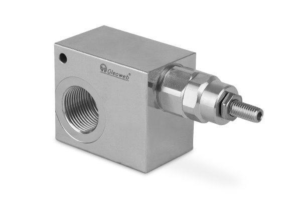 Zawór przeciążeniowy 1" BSP 120 l./min. 40-350 bar imbus VMDR120-100-C3