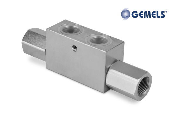Zawór zwrotny sterowany bliźniaczy VBPDE 3/4" BSP 100l./min. 300Bar otw. montaż. NVB1G040000