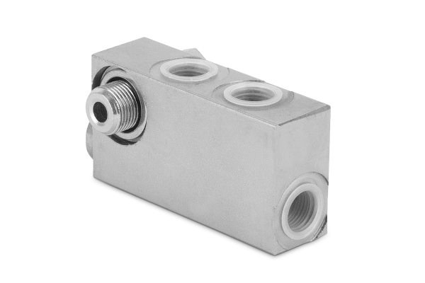 Zawór zwrotny bliźniaczy sterowany (+ śruba + 2 podkładki) 3/8" BSP 20l./min. 300 bar LVDLFB02