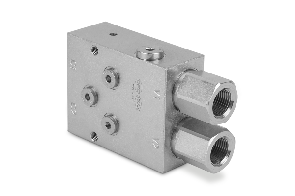 Zawór zwrotny sterowany przeciążeniowy 1/2" BSP 80 l./min. 100-350 bar wersja TR CBDLIL03