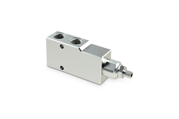 Zawór zwrotny sterowany przeciążeniowy pojedynczy 1/2" 60l./min. 60-350bar stal VBCL1202S
