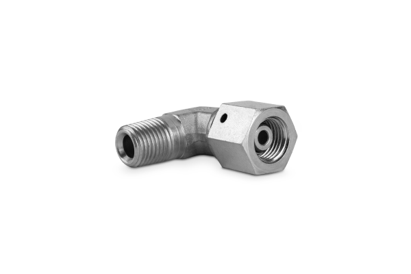 Złączka kolankowa z nakrętką obrotową 3/4” BSPT-3/4” BSP 4600-12